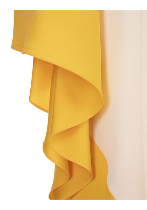 Olympia Dress In Ivory and Lemon TALLER MARMO | TM-PF2509-147LATTE-LEMON